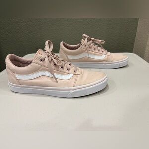 Vans Light Pink Womens Size 10 Lace Up Canva